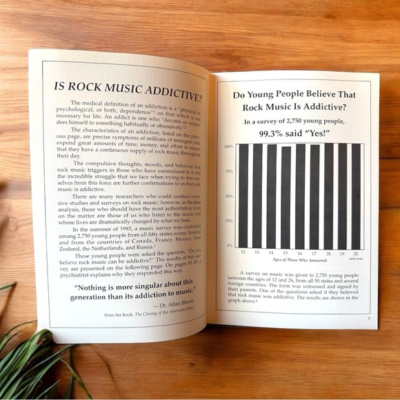 How to Conquer the Addiction of Rock Music Paperback Book 1993 - Rare - Picture 7 of 8